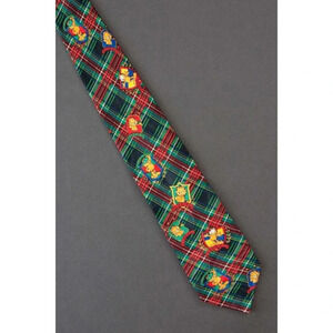 Garfield the Cool Cat - Heraldic Plaid Necktie